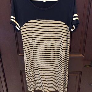 ❄️Striped  t shirt dress❄️